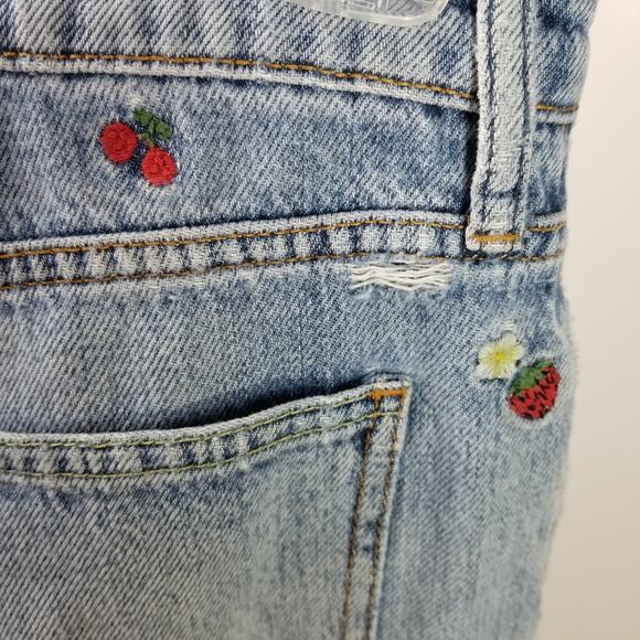 Baykanlar We The Free Boyfriend  Embroidered Spring Fling Distressed Jeans 28 - Picture 5 of 7